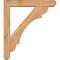 Ekena Millwork Olympic Craftsman Smooth Bracket w/ Offset Brace, Western Red Cedar, 5 1/2"W x 30"D x 34"H BKT0604X30X34OLY04SWR - alternate 2